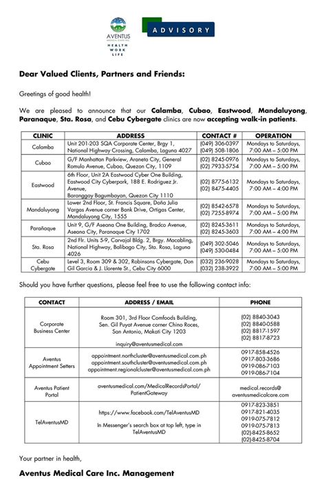 aventus eastwood schedule.